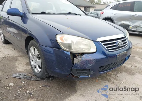 2007 Kia Spectra Ex from USA, damaged, VIN KNAFE122775435947